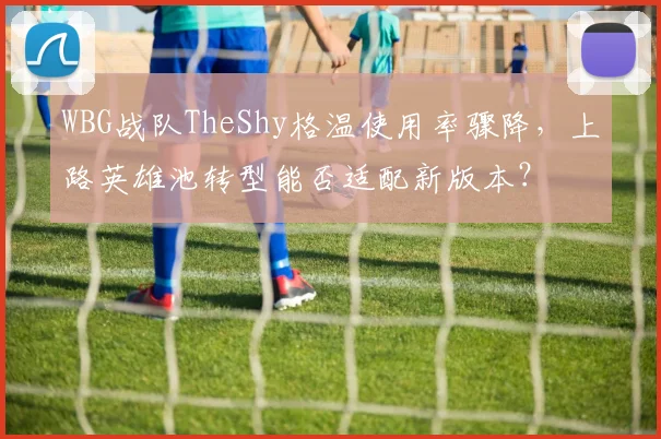 WBG战队TheShy格温使用率骤降,上路英雄池转型能否适配新版本?